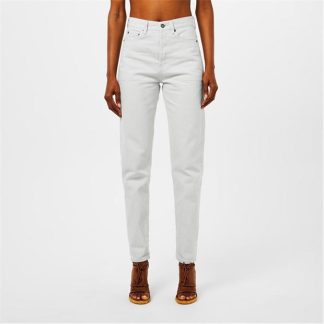 SAINT LAURENT Slim Fit Jeans Women Chalk Wh  for sale