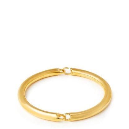 SAINT LAURENT Tube Necklace Women Gold  for sale