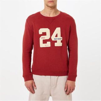 SAINT LAURENT Varsity 24 Sweatshirt Men Beige  for sale