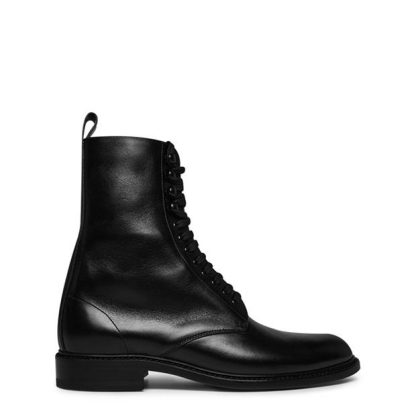 SAINT LAURENT Vaughn Army Boots Men Black  for sale