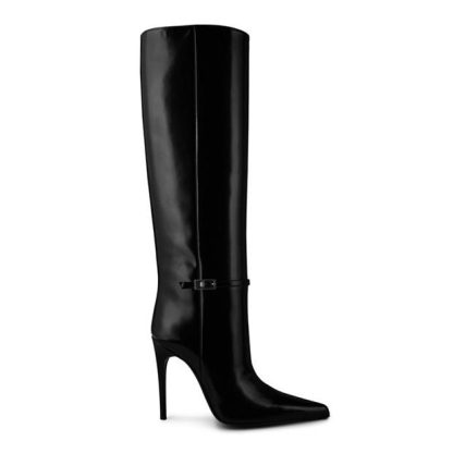 SAINT LAURENT Vendome Heeled Boots Women Black 1000  for sale