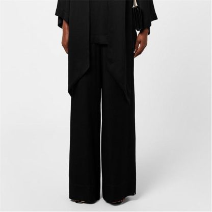 SAINT LAURENT Wide Leg Trousers Women Wide Leg Trousers Black for sale