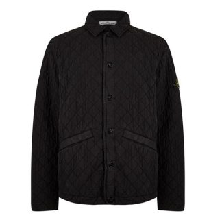 STONE ISLAND 50 Fili Quilted Tc Men Overshirts Black V0029 for sale