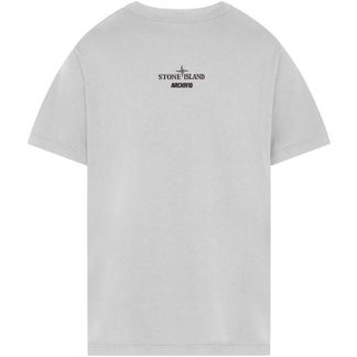 STONE ISLAND Archivio Tshirt Men Regular Fit T-Shirts Bianco V0001 for sale