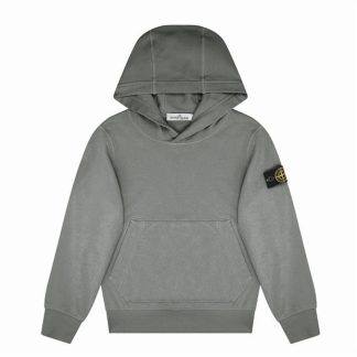 STONE ISLAND Boy'S Badge Oth Lightweight Hoodie Kids OTH Hoodies Grey Mel V0M64 for sale