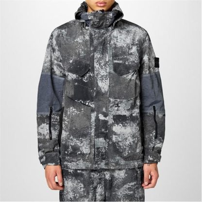 STONE ISLAND Camo Jacket Men Grigio V0060  for sale