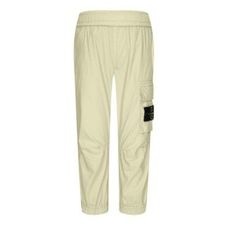 STONE ISLAND Canvas Cargos Juniors Kids Cargo Trousers Beige V0091 for sale