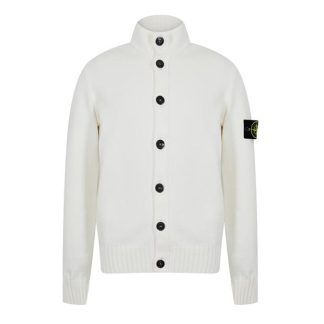 STONE ISLAND Cardigan Button Down Men Cardigans Nat White V0099 for sale