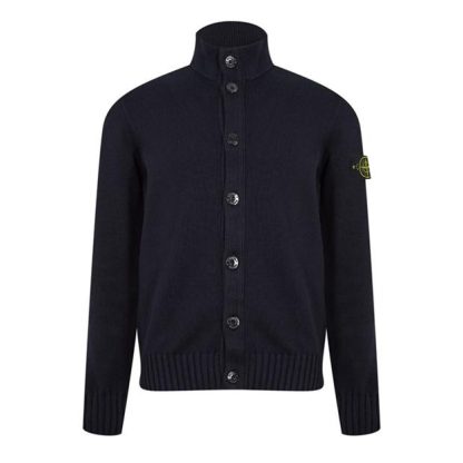 STONE ISLAND Cardigan Button Down Men Cardigans Navy V0020 for sale