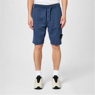 STONE ISLAND Cargo Bermuda Shorts Men Fleece Shorts Avio V0024 for sale