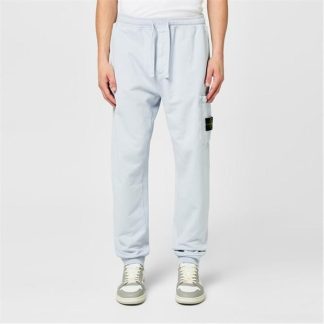 STONE ISLAND Cargo Sweatpants Men Closed Hem Fleece Jogging Bottoms Cielo V0041 for sale