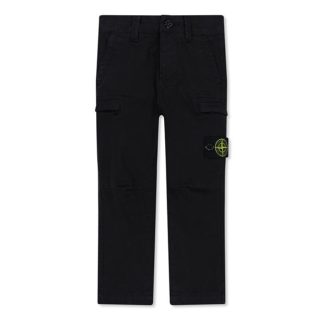 STONE ISLAND Cargo Trousers Kids Black V0029  for sale