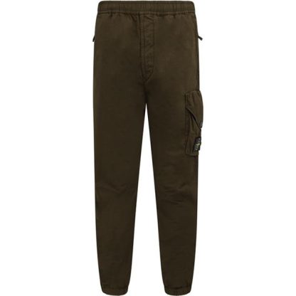 STONE ISLAND Cargo Trousers Men Cargo Trousers Vrd Oliva V0058 for sale