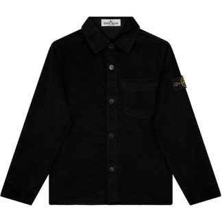 STONE ISLAND Cord Overshirt Kids Overshirts Black V0029 for sale