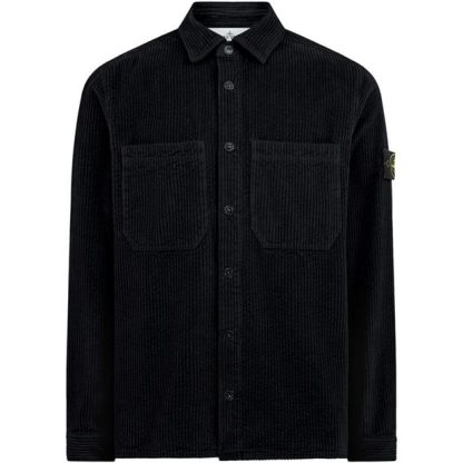 STONE ISLAND Cord Overshirt Men Blue V0020  for sale