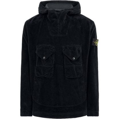 STONE ISLAND Cord Smock Overshirt Men Blue V0020  for sale