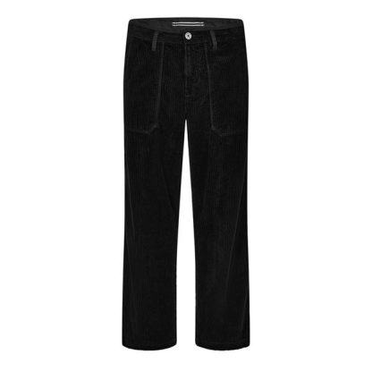 STONE ISLAND Corduroy Trousers Men Cargo Trousers Black V0029 for sale