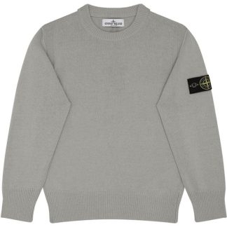 STONE ISLAND Crew Knit Juniors Kids Knitted Tops Polvere V0064 for sale