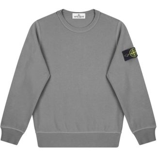 STONE ISLAND Crew Neck Sweatshirt Kids Crew Sweaters Grey V0M64 for sale