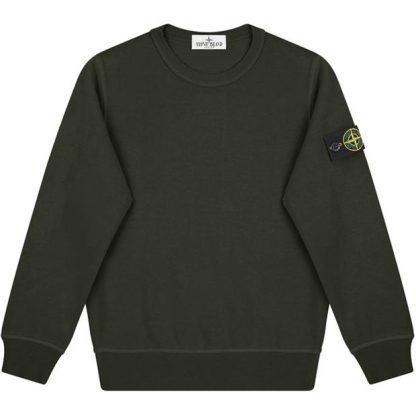 STONE ISLAND Crew Neck Sweatshirt Kids Crew Sweaters Vrd Olva V0058 for sale