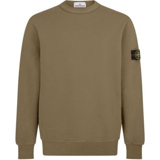 STONE ISLAND Crew Neck Sweatshirt Men Crew Sweaters Biscotto V0094 for sale