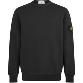 STONE ISLAND Crew Neck Sweatshirt Men Crew Sweaters Piombo V0062 for sale