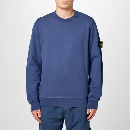 STONE ISLAND Crewneck Sweater Men Crew Sweaters Avio V0024 for sale