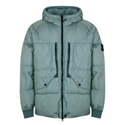 STONE ISLAND Crinkle Reps Down Jacket Men Down Jackets Sage Grn V0055 for sale