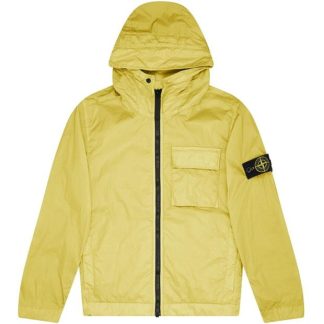 STONE ISLAND Crinkle Reps Hooded Jacket Junior Boys Kids Puffer Jackets - Lightweight Limone V0031 for sale