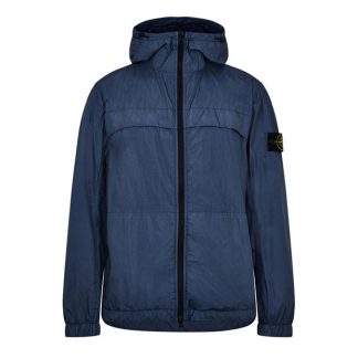 STONE ISLAND Crinkle Reps Jacket Men Rain Jackets Dk Blue V0024 for sale