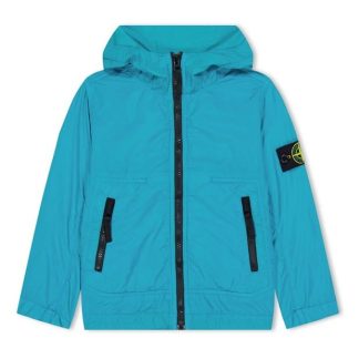 STONE ISLAND Crinkle Reps Lightweight Jacket Kids Puffer Jackets - Lightweight Emerald V0056 for sale