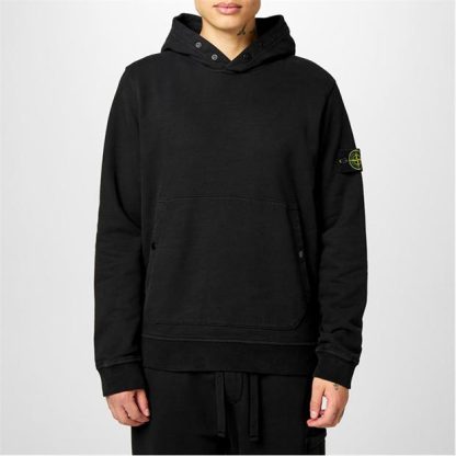 STONE ISLAND Fleece Hoodie Men OTH Hoodies Nero V0029 for sale