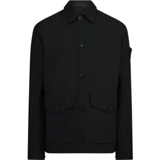 STONE ISLAND Ghost O-Ventile Overshirt Men Overshirts Black V0029 for sale