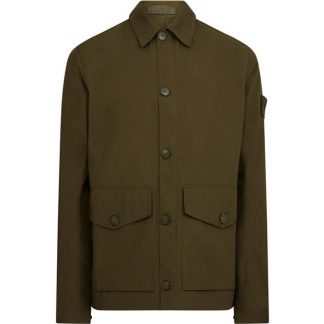 STONE ISLAND Ghost O-Ventile Overshirt Men Overshirts Militaire V0054 for sale