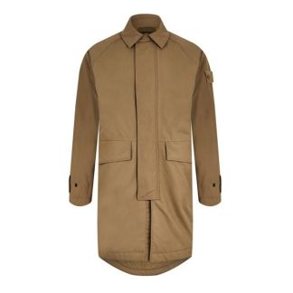 STONE ISLAND Ghost Piece Coat Men Overcoats Dk Beige V0098 for sale