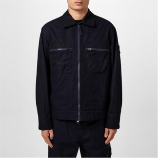 STONE ISLAND Ghost Ventile Jacket Men Overshirts Blue V0020 for sale