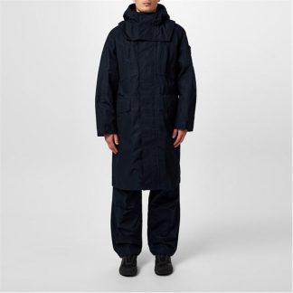 STONE ISLAND Ghost Ventile Long Park Down Men Parka Jackets Navy V0020 for sale