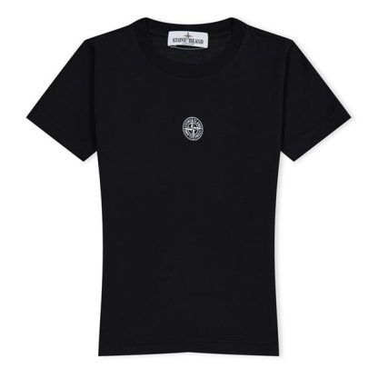 STONE ISLAND Graphic Short Sleeve T-Shirt Junior Kids Nero V0029  for sale