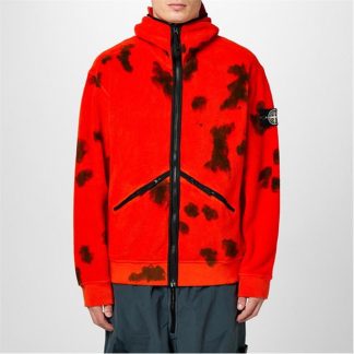 STONE ISLAND Hand Spray Sweatshirt Men Orange V0037  for sale