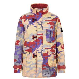 STONE ISLAND Heritage Camo Jacket Men Arancio V0032  for sale