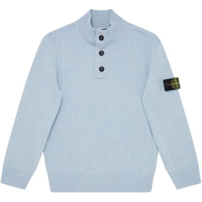 STONE ISLAND Junior Button Up Knit Kids Knitted Tops Cielo V0041 for sale