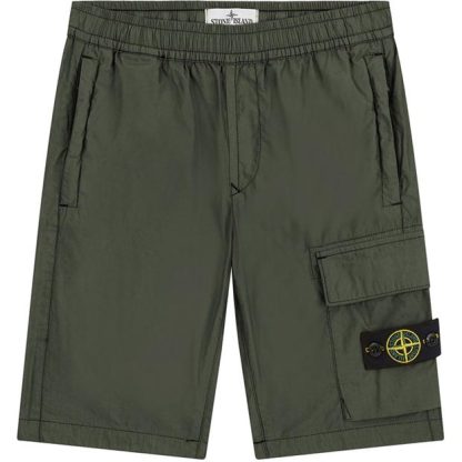 STONE ISLAND Junior Cargo Shorts Kids Cargo Shorts Vrd Olva V0058 for sale