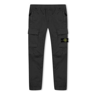 STONE ISLAND Junior Cargo Trousers Kids Tapered Trousers Blue Grey V0163 for sale