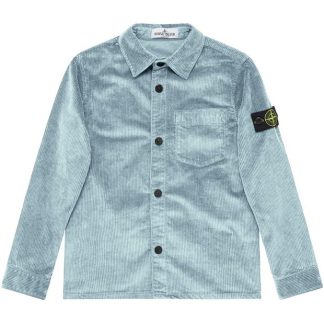 STONE ISLAND Junior Cord Overshirt Kids Overshirts Cielo V0041 for sale