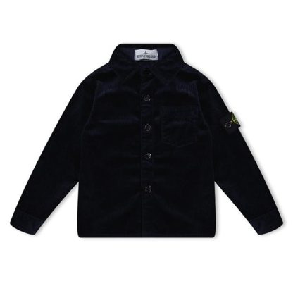 STONE ISLAND Junior Cord Overshirt Kids Overshirts Navy V0020 for sale