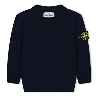 STONE ISLAND Junior Crewneck Knitwear Kids Navy V0020  for sale