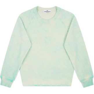 STONE ISLAND Junior Crewneck Sweatshirt Kids Lgt Grn V0052  for sale