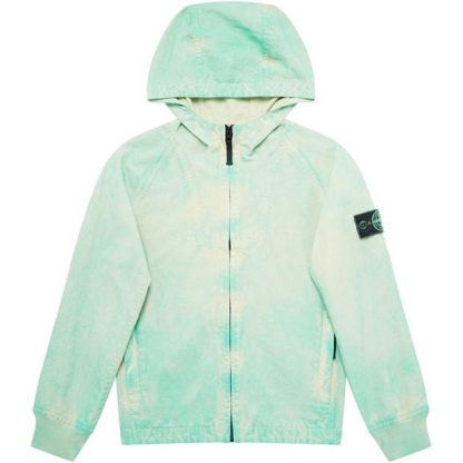 STONE ISLAND Junior Dust Effect Jacket Kids Lgt Grn V0052  for sale