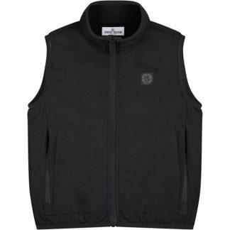 STONE ISLAND Junior Gilet Kids Gilets - Lightweight Black V0029 for sale