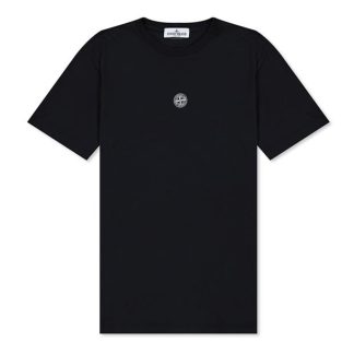 STONE ISLAND Junior Graphic Logo T-Shirt Kids Regular Fit T-Shirts Black V0029 for sale